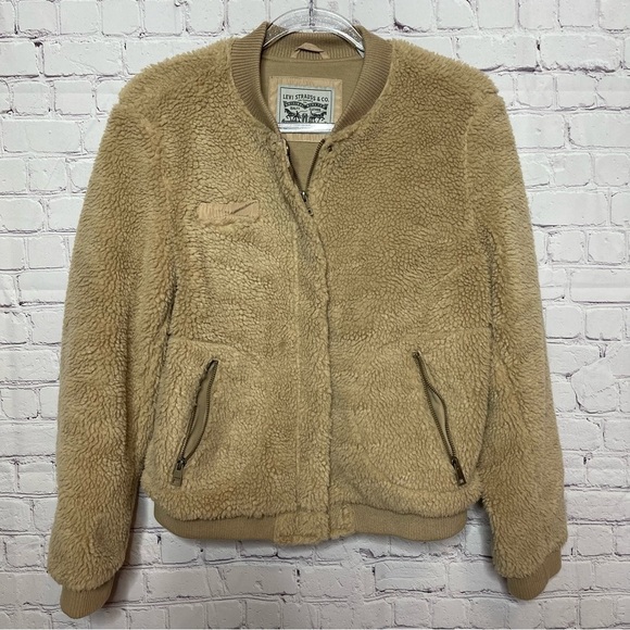 Levi’s Sherpa Fleece Teddy Jacket size Large - Picture 14 of 16